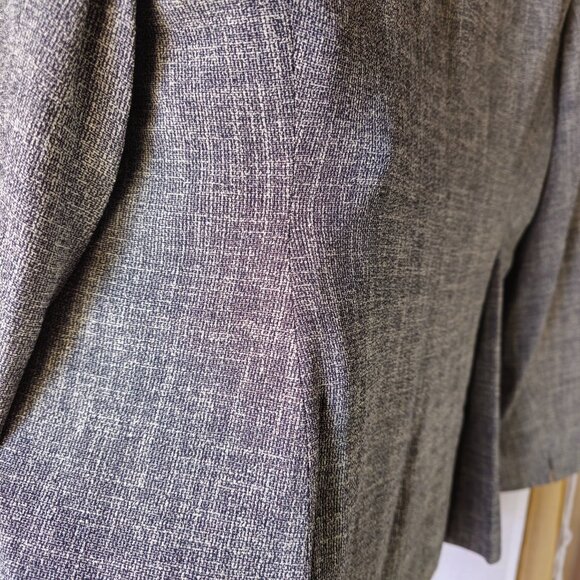 Jones New York Black and White Houndstooth Fully Lined Blazer Size 12 - Picture 3 of 9